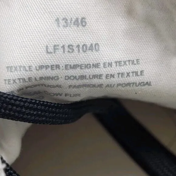 Karl Lagerfeld Paris Shoes Men EU46 US13 White Cap Toe Lace Up Sneakers LF1S1040