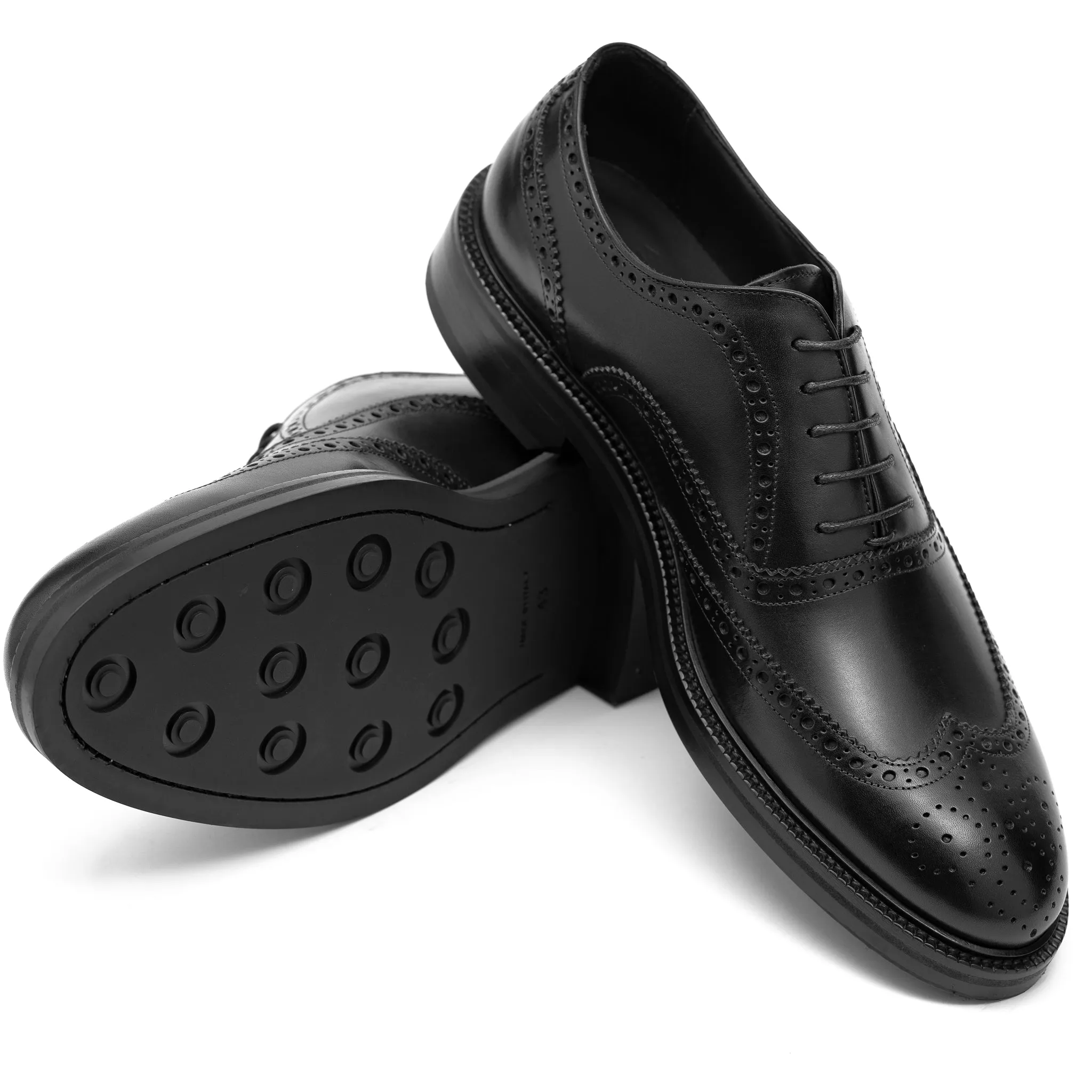 Kensington Oxford Brogue Shoes | Black