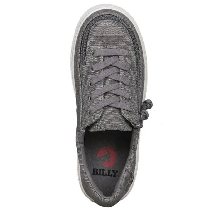 Kids' Dark Grey Billy Classic Lace Lows