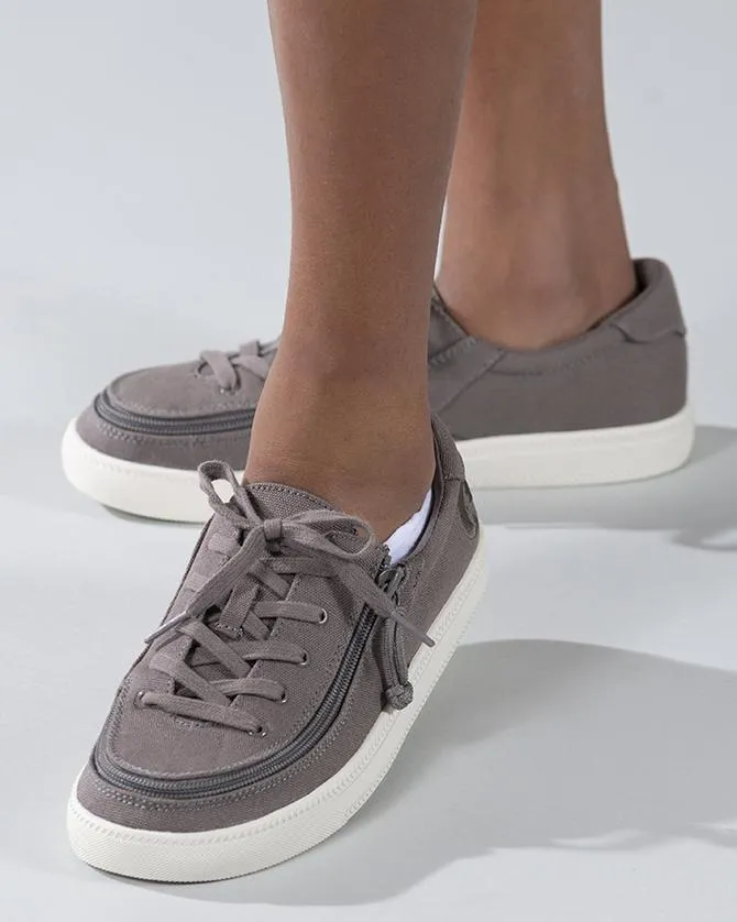 Kids' Dark Grey Billy Classic Lace Lows