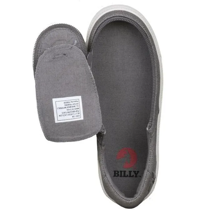 Kids' Dark Grey Billy Classic Lace Lows