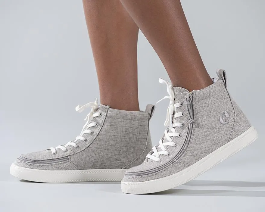 Kids' Grey Jersey Billy Classic Lace Highs