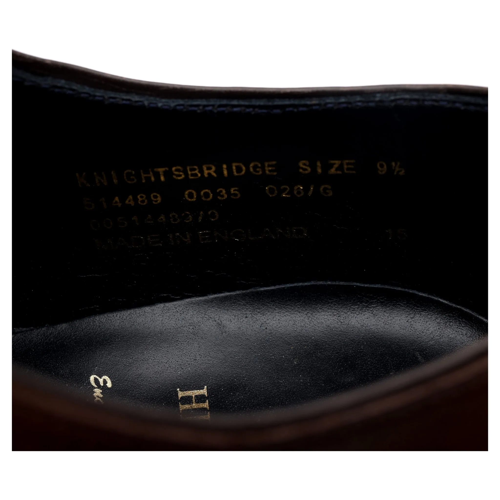 'Knightsbridge' Brown Leather Oxford UK 9.5 G