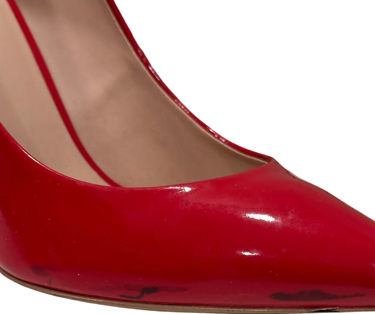Kurt Geiger Red Patent Leather Stiletto Heels UK 8