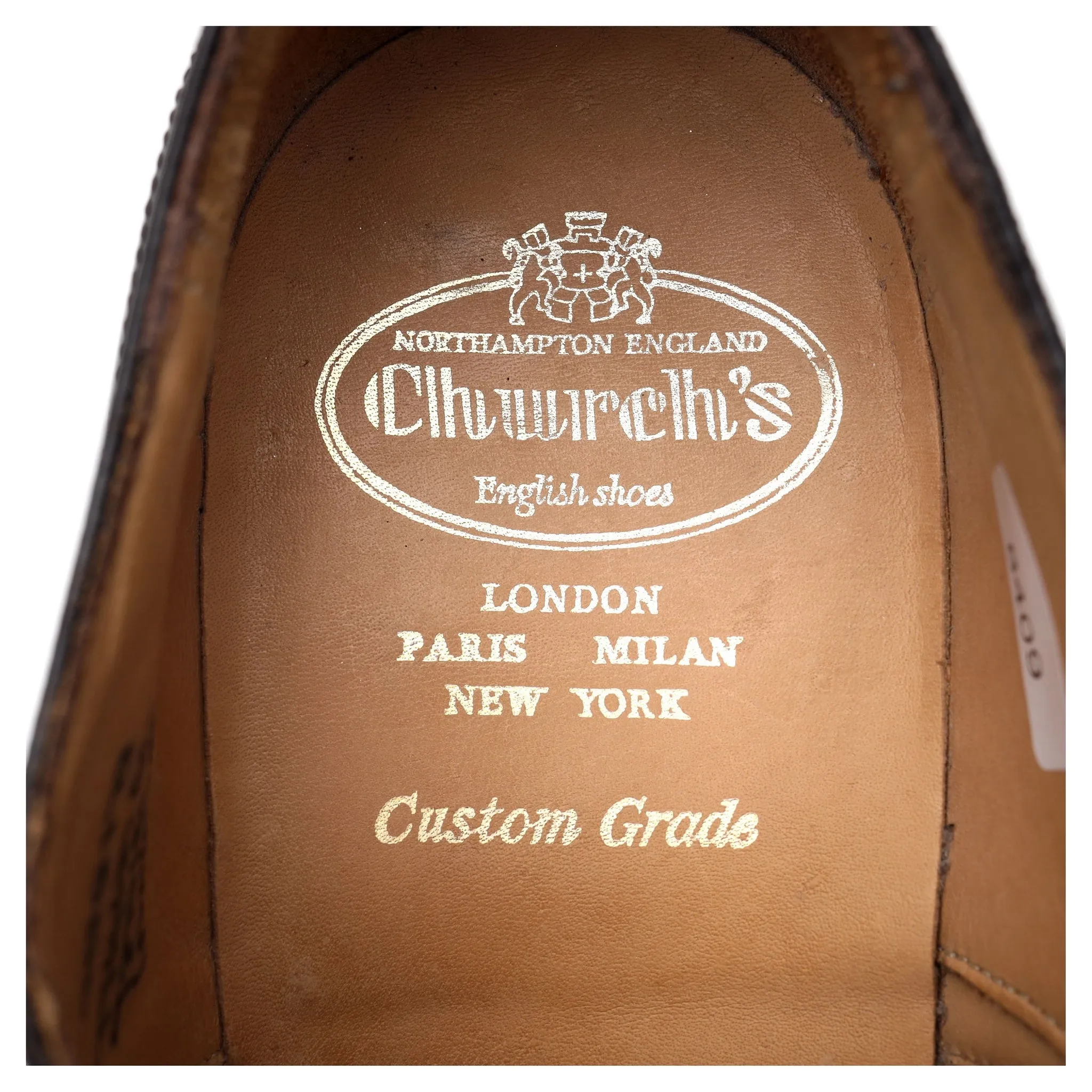 'Lancaster' Dark Brown Leather Oxford UK 9.5 G