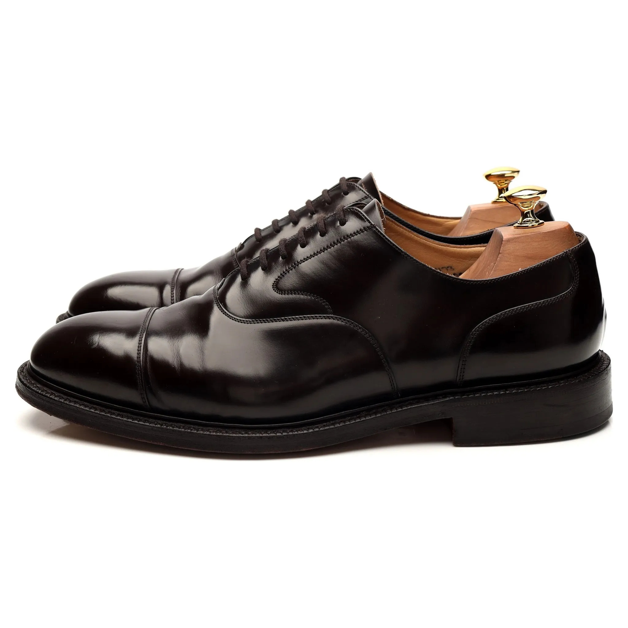 'Lancaster' Dark Brown Leather Oxford UK 9.5 G