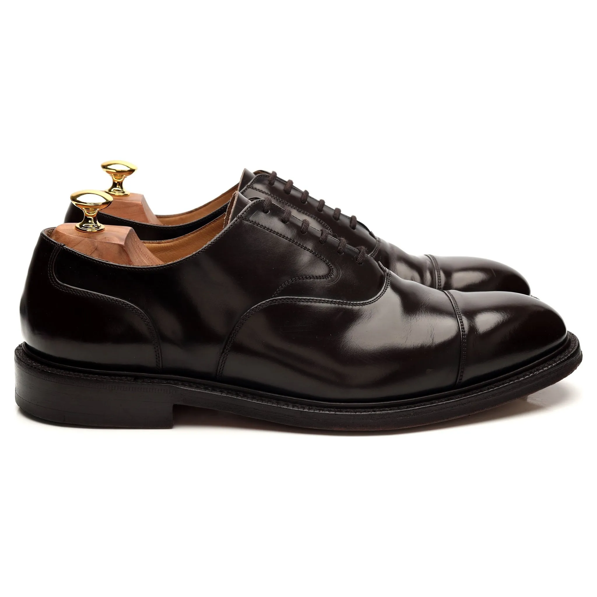 'Lancaster' Dark Brown Leather Oxford UK 9.5 G