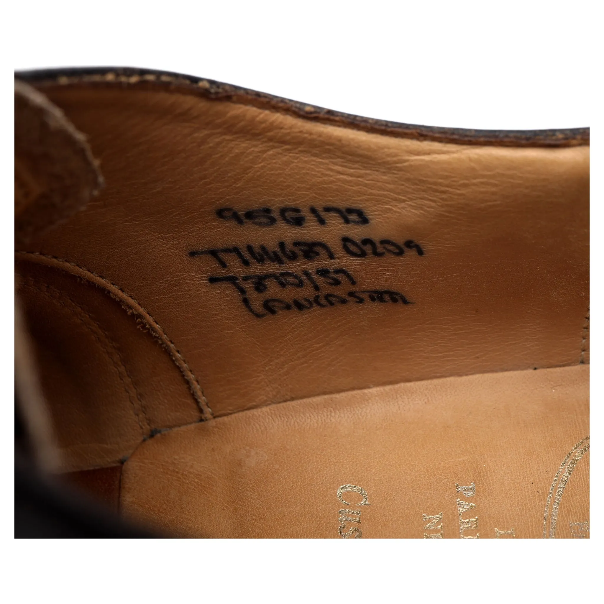 'Lancaster' Dark Brown Leather Oxford UK 9.5 G