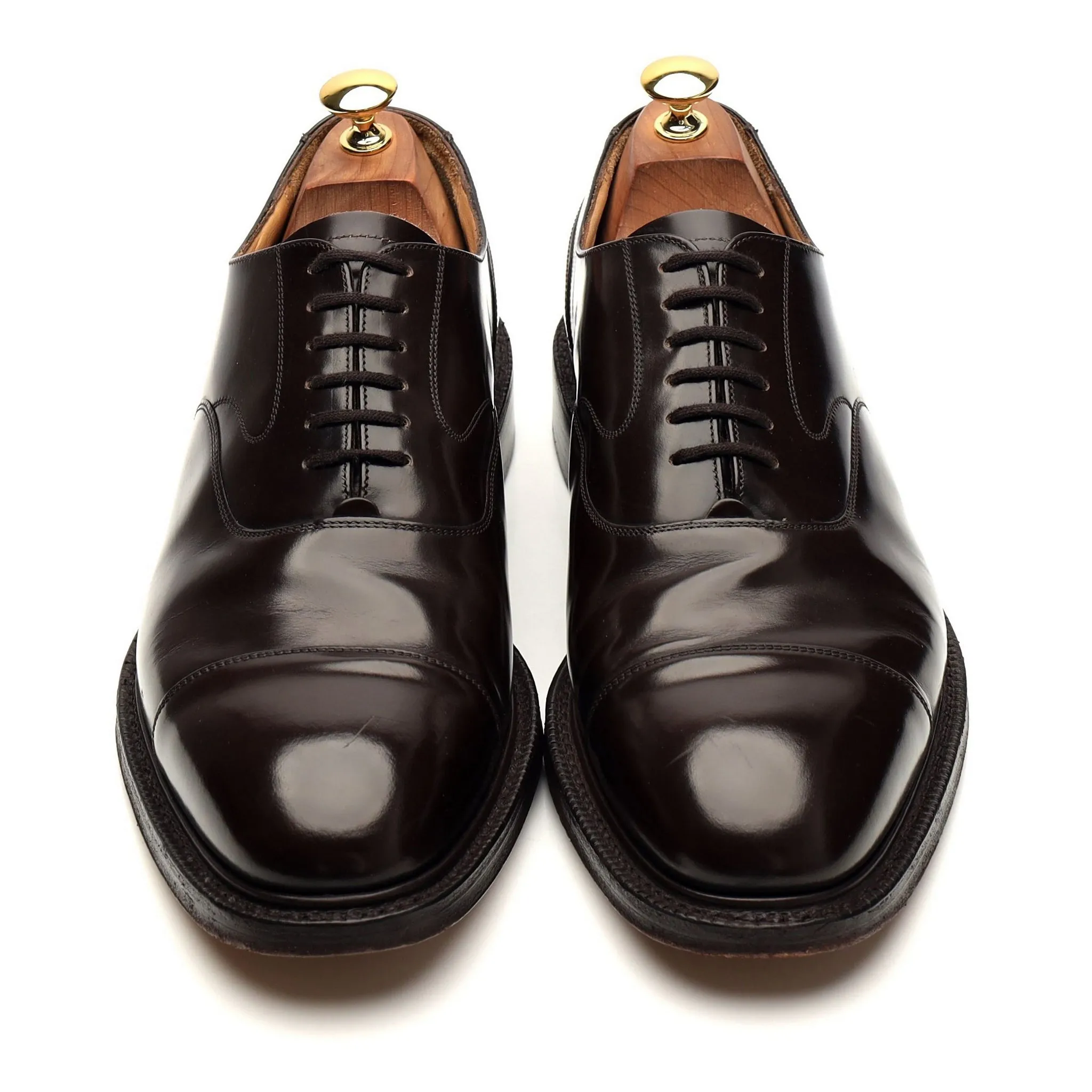 'Lancaster' Dark Brown Leather Oxford UK 9.5 G