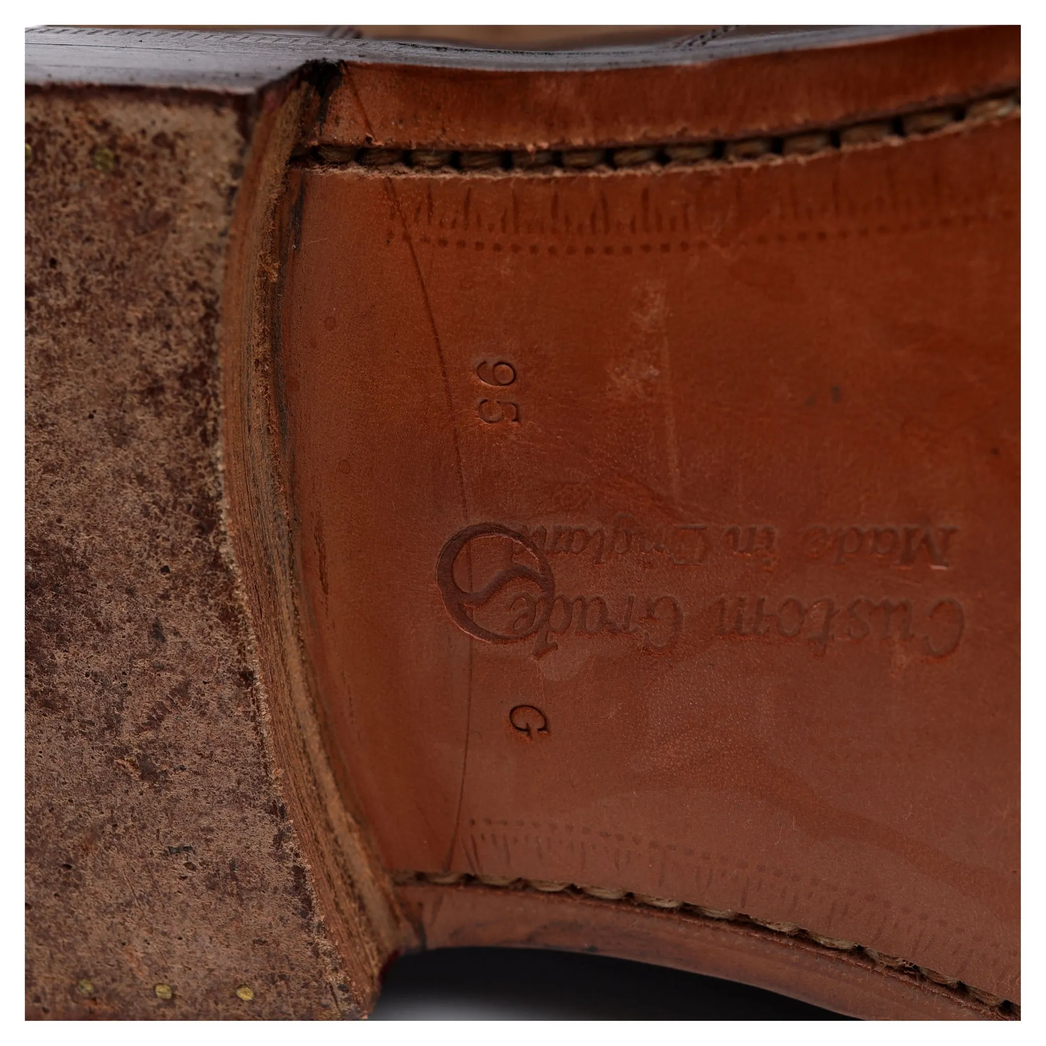 'Lancaster' Dark Brown Leather Oxford UK 9.5 G