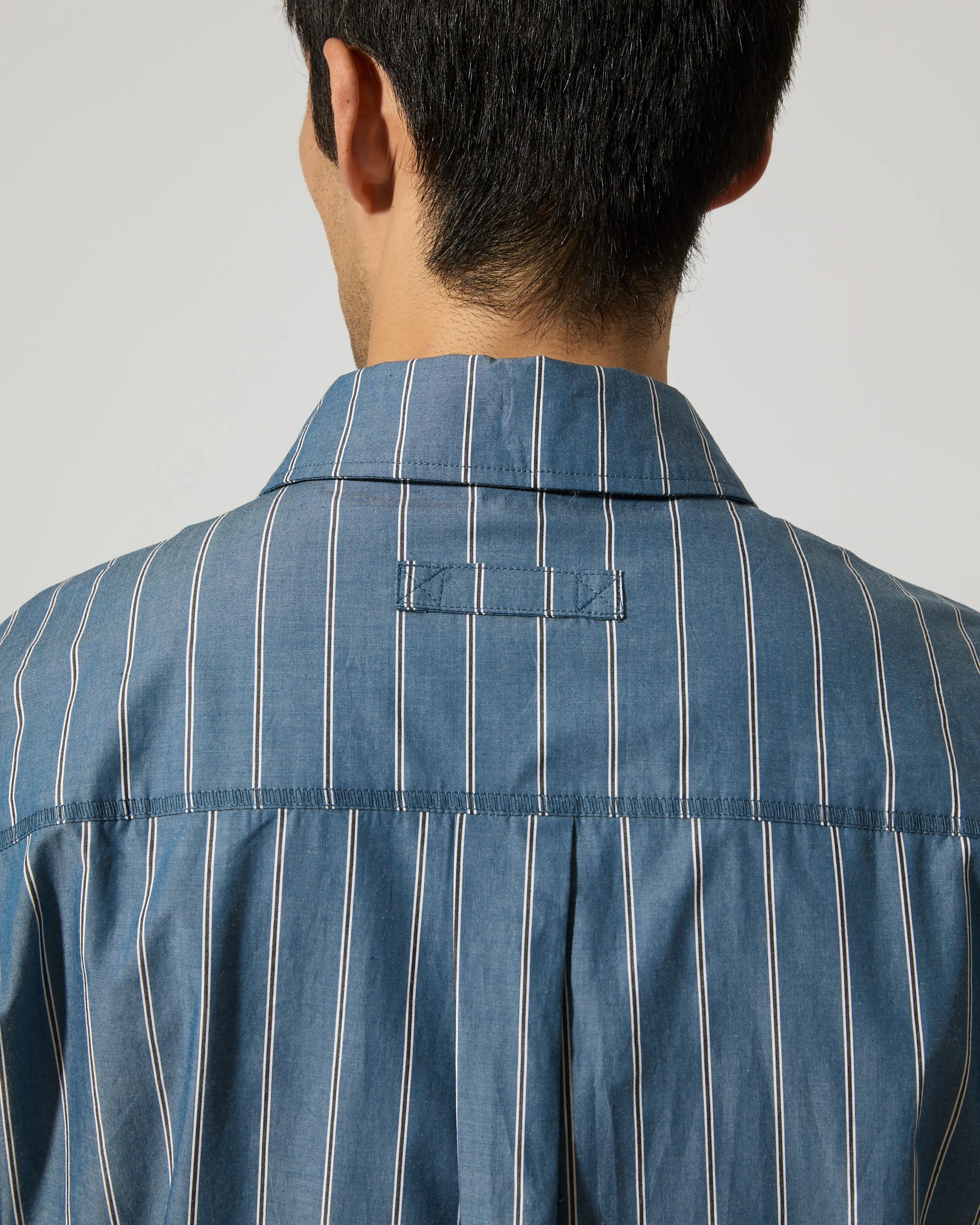 Lawrence – Storm Blue Stripe