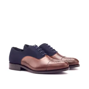 Leather & Flannel Oxford Shoes