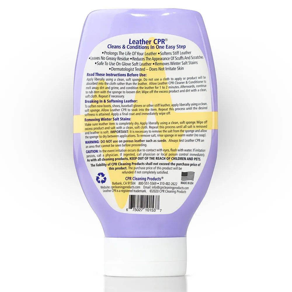 Leather CPR Cleaner & Conditioner 18oz