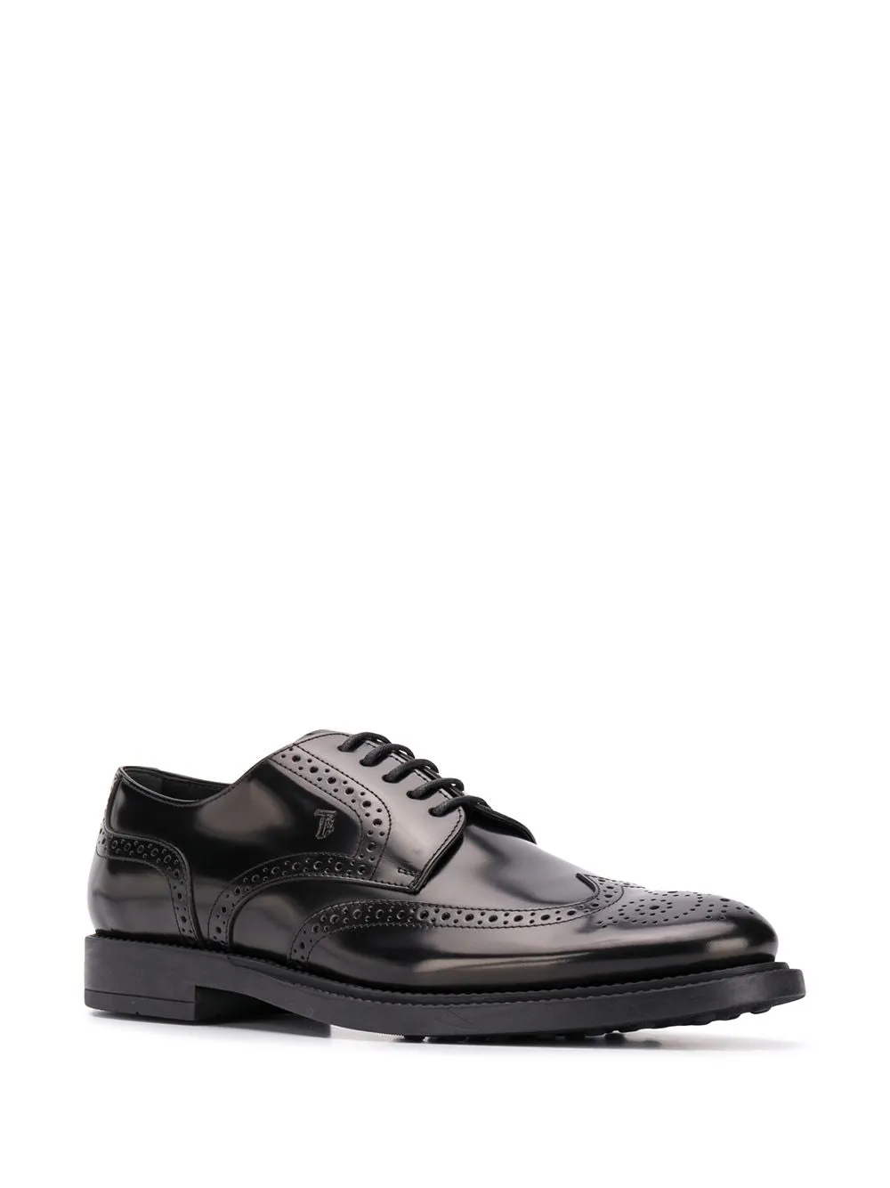 Leather derby shoes