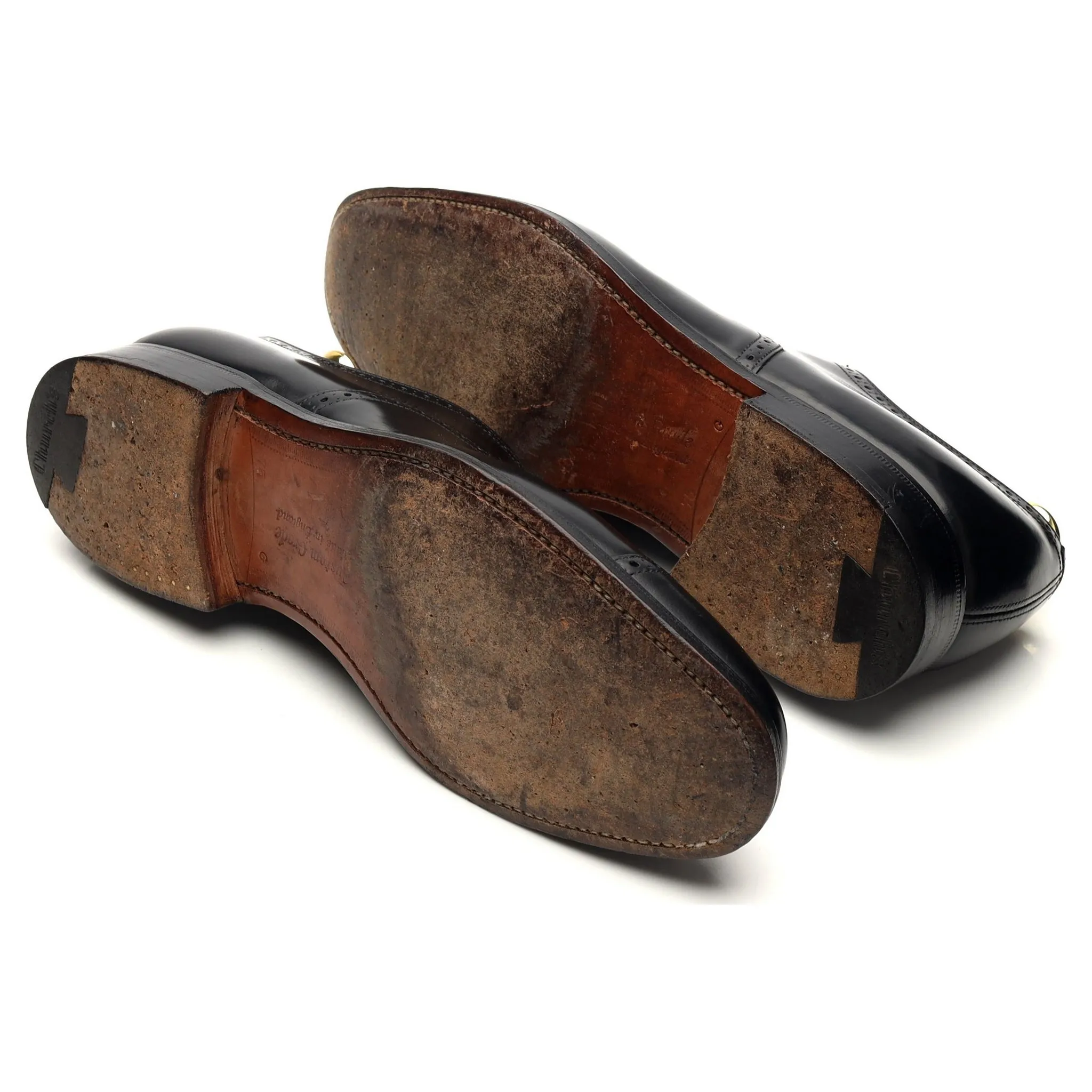 'Legate' Black Leather Oxford UK 7.5 G