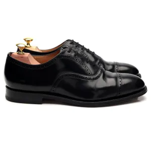 'Legate' Black Leather Oxford UK 7.5 G
