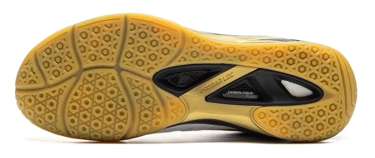 Li-Ning Yun Ting Mens Badminton Shoes - White / Black / Gold