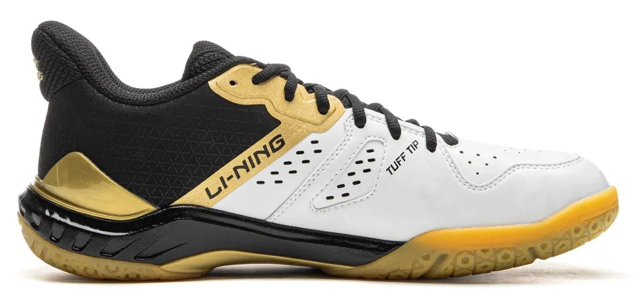 Li-Ning Yun Ting Mens Badminton Shoes - White / Black / Gold