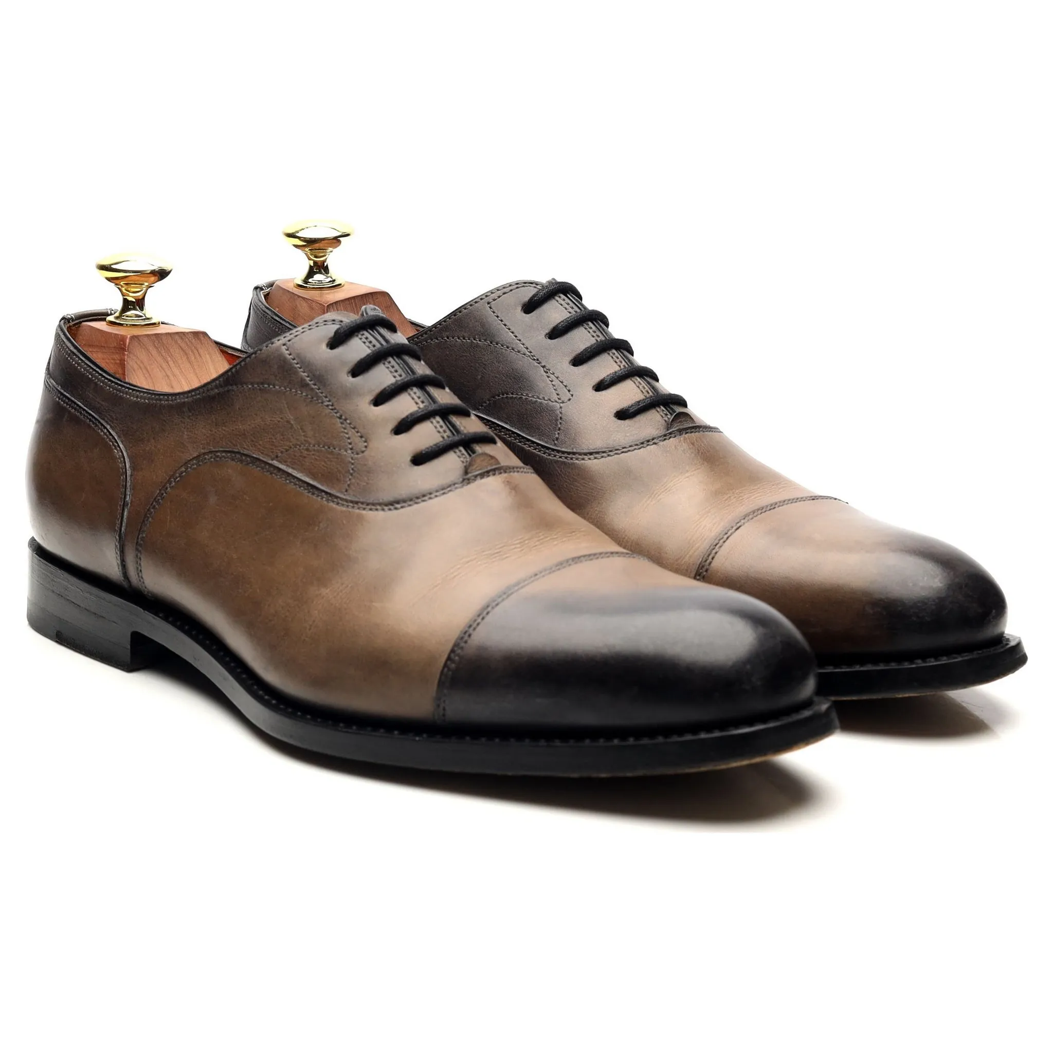 Light Brown Leather Oxford UK 7 F