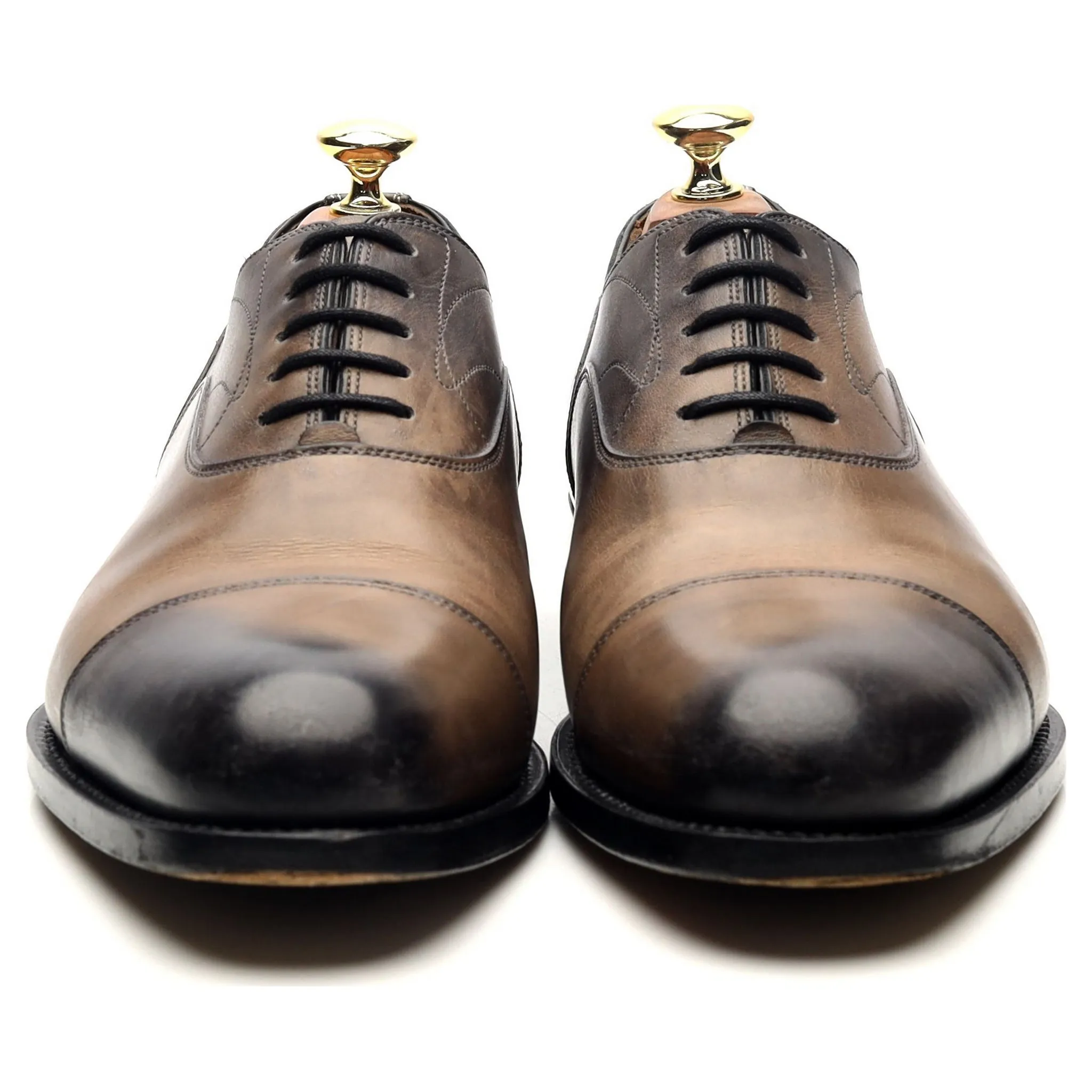 Light Brown Leather Oxford UK 7 F