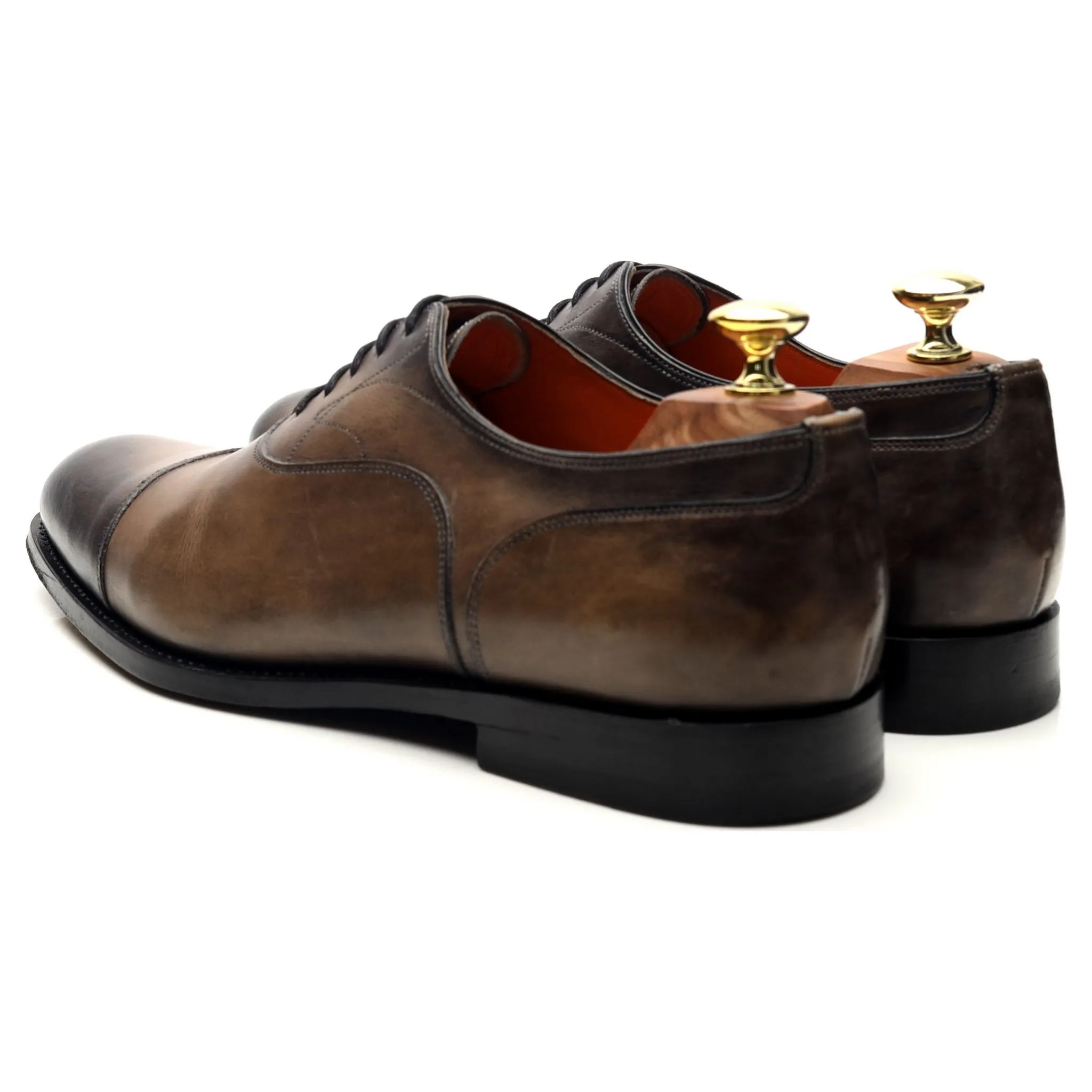 Light Brown Leather Oxford UK 7 F