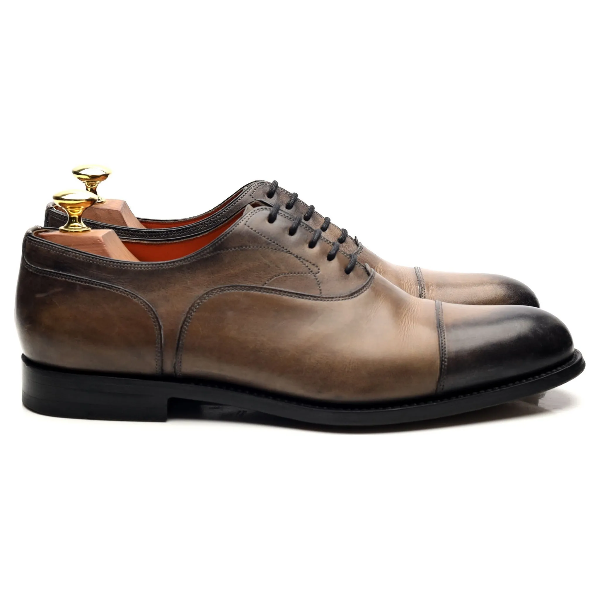 Light Brown Leather Oxford UK 7 F