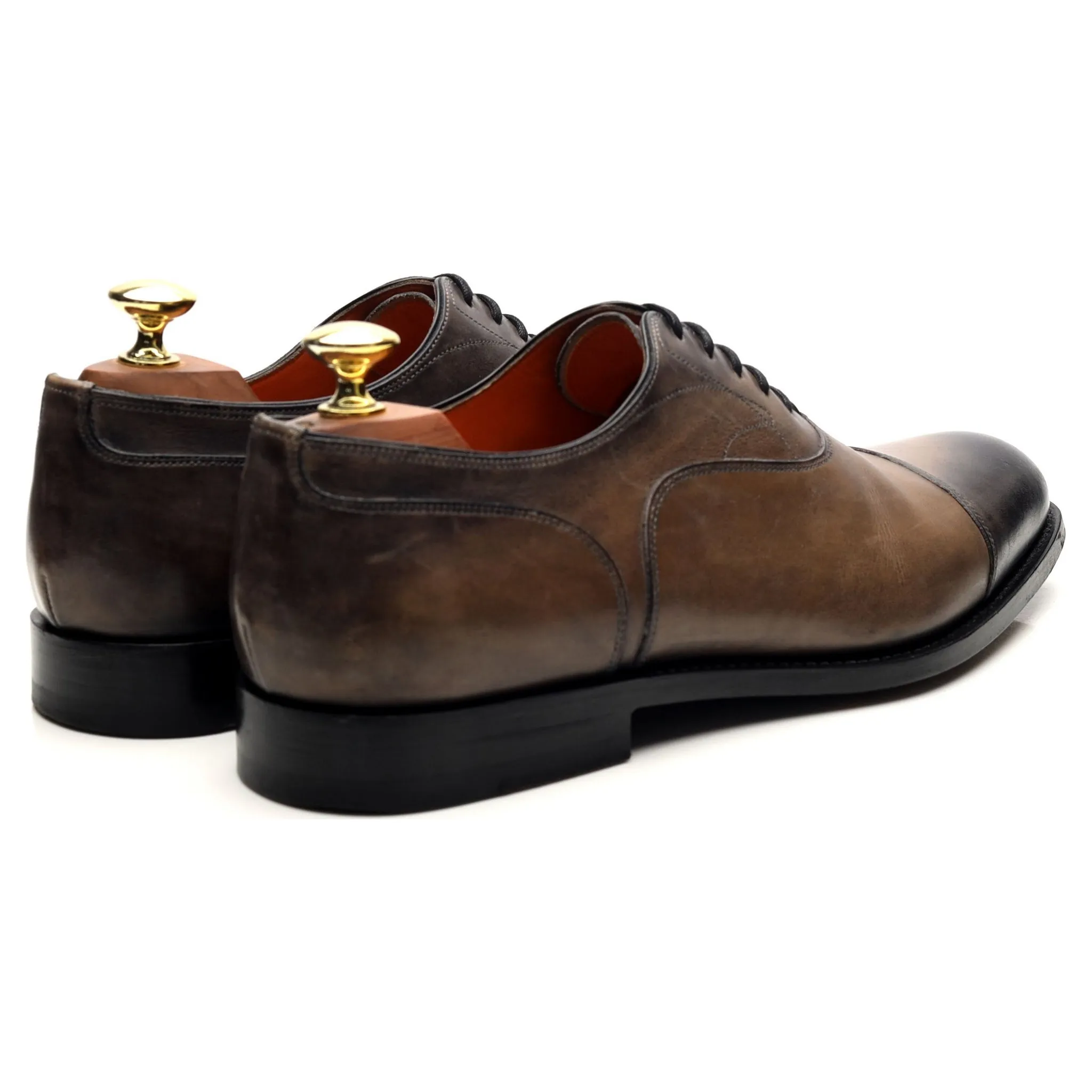 Light Brown Leather Oxford UK 7 F