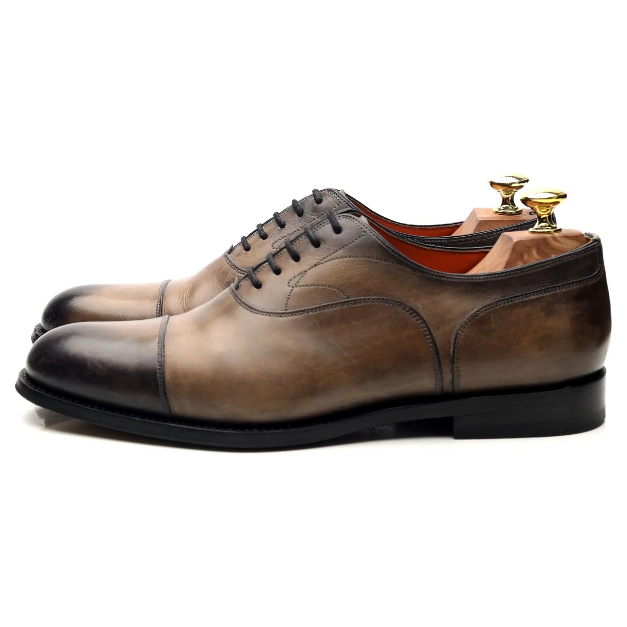 Light Brown Leather Oxford UK 7 F