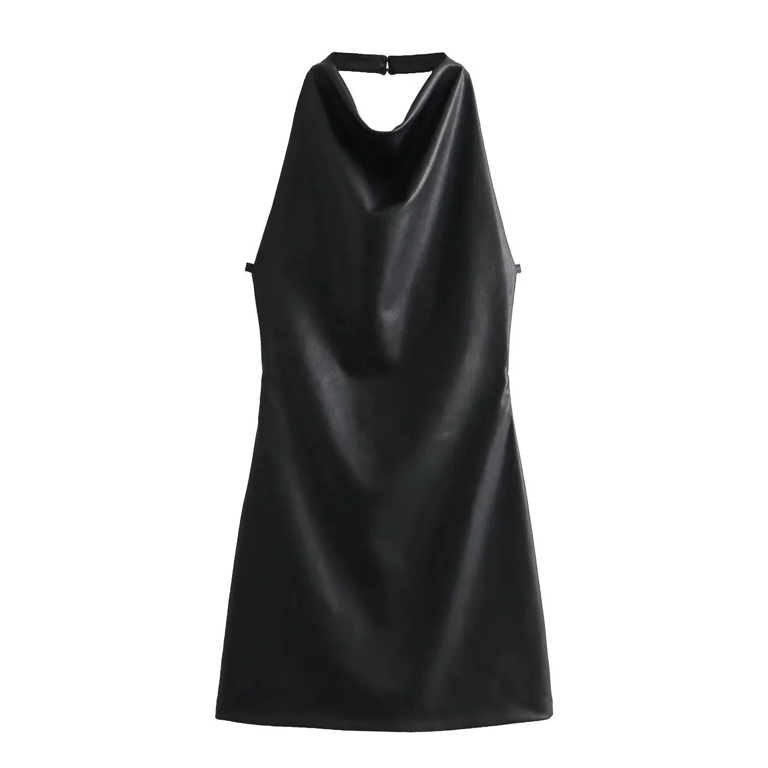 Little Black Dress - Vegan Leather Mini