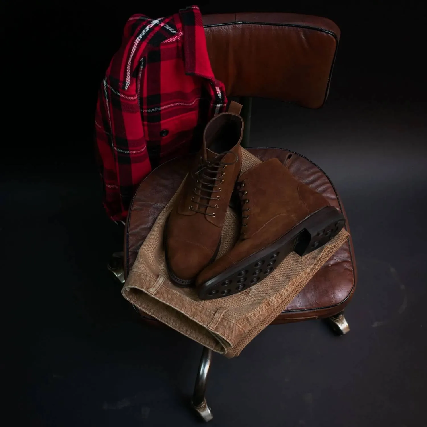 Logan Boot Brown Suede