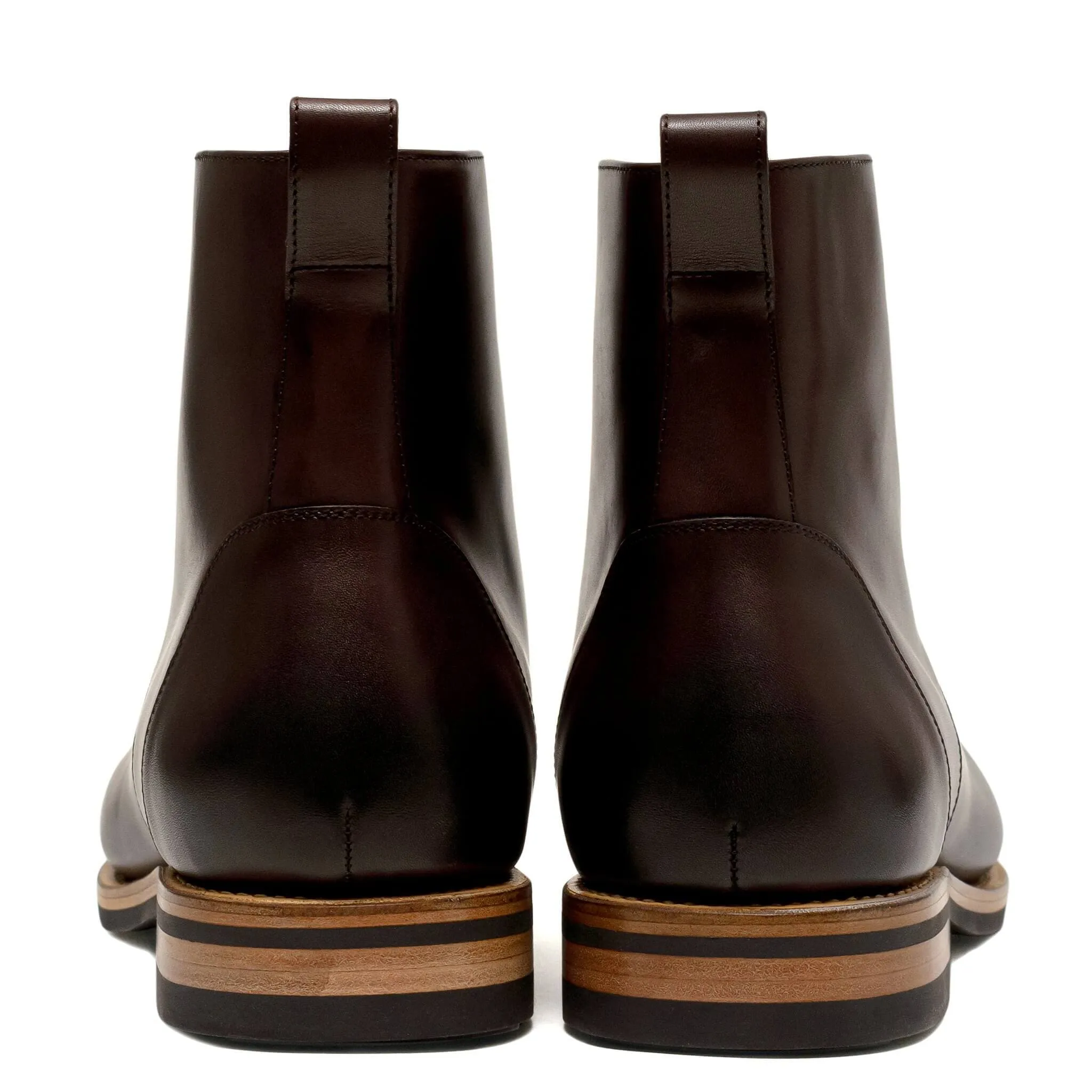 Logan Boot Dark Brown Burnished