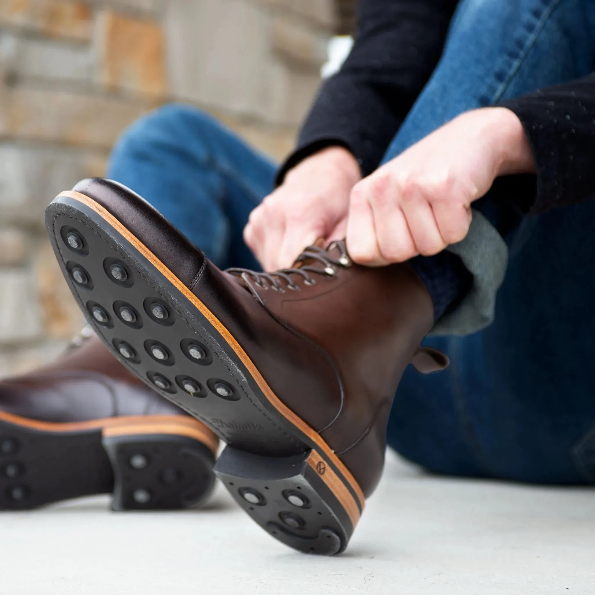 Logan Boot Dark Brown Burnished