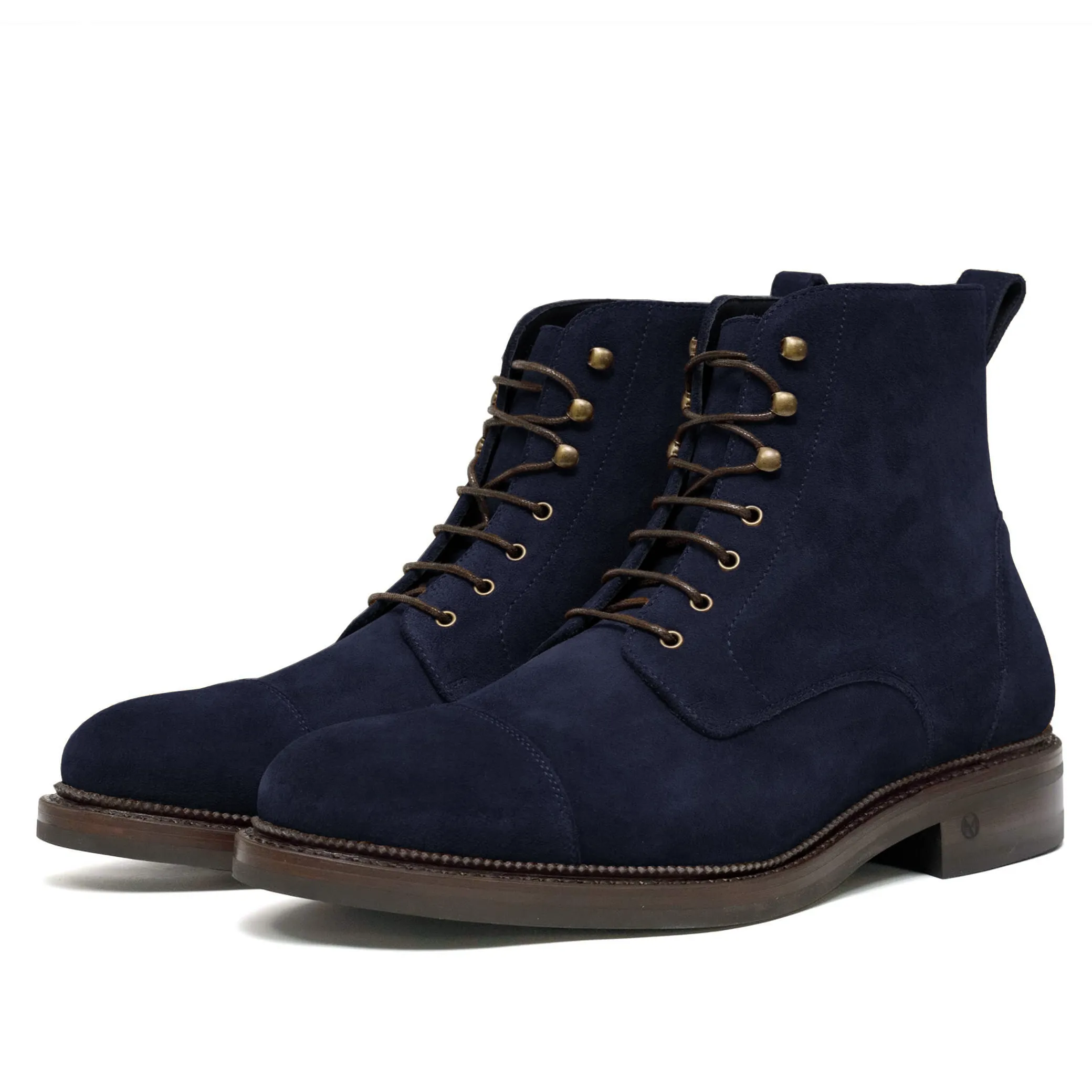 Logan Boot Navy Blue Suede