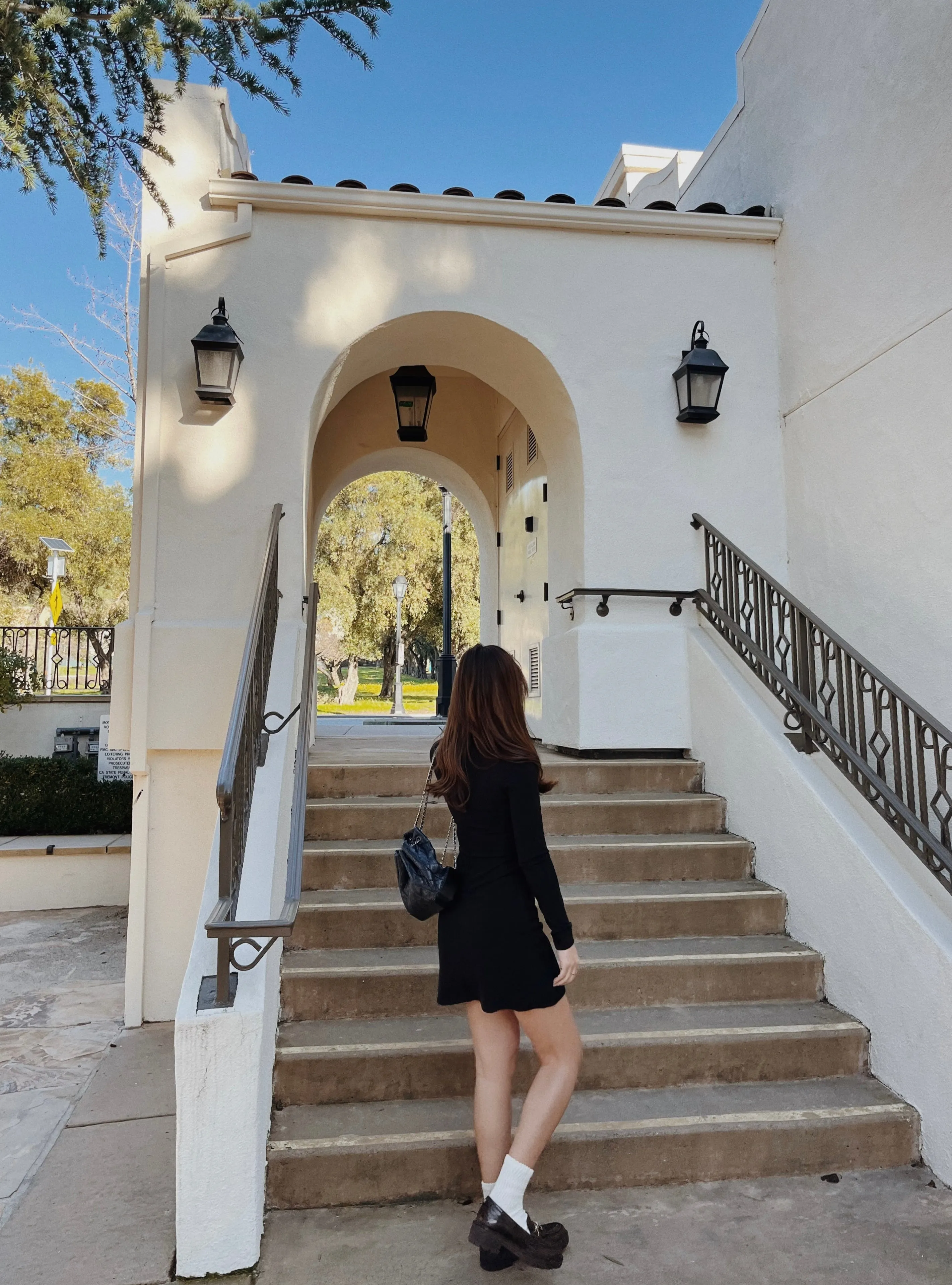 Long-Sleeve Draped Mini Dress