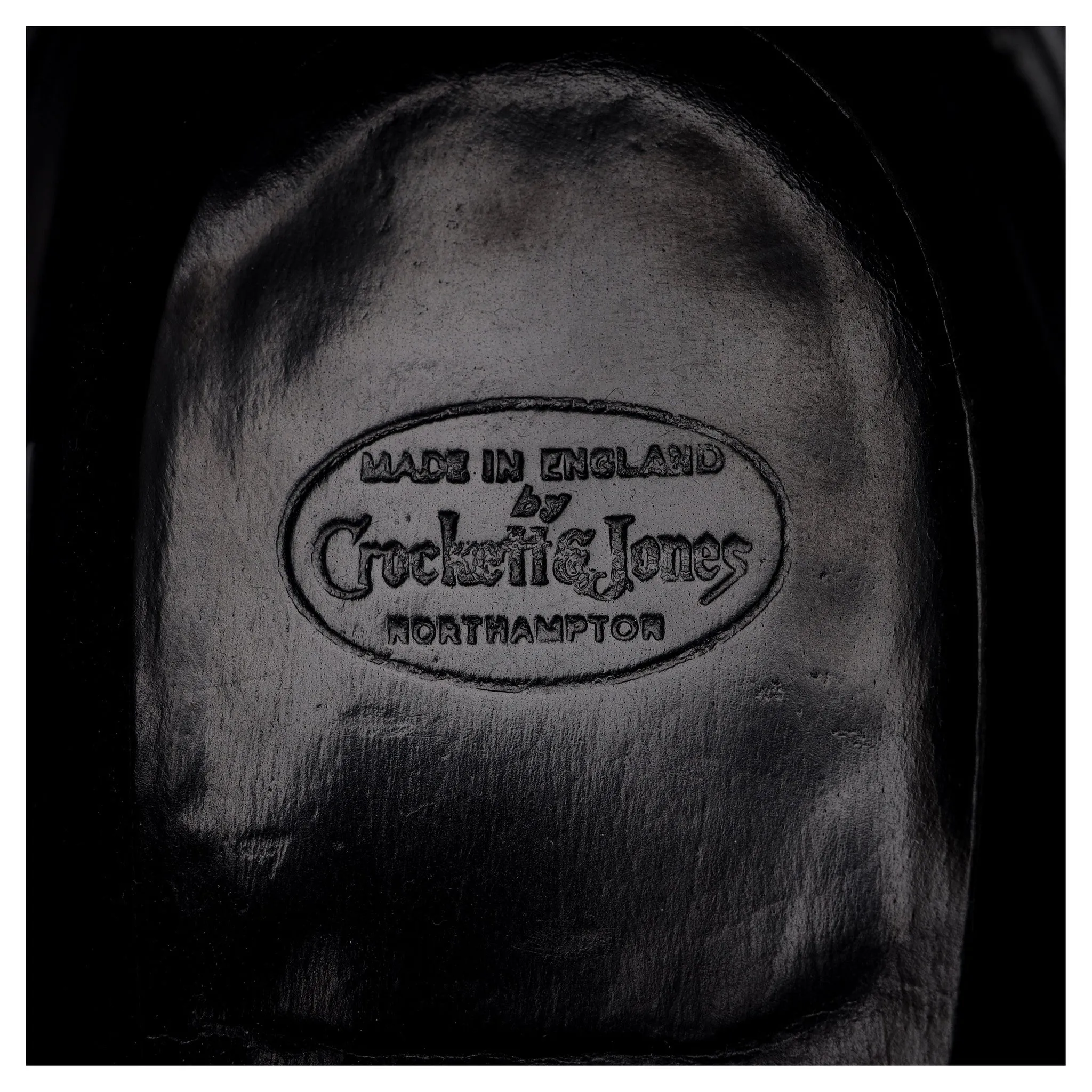 'Lonsdale' Black Leather Oxford UK 10.5 E