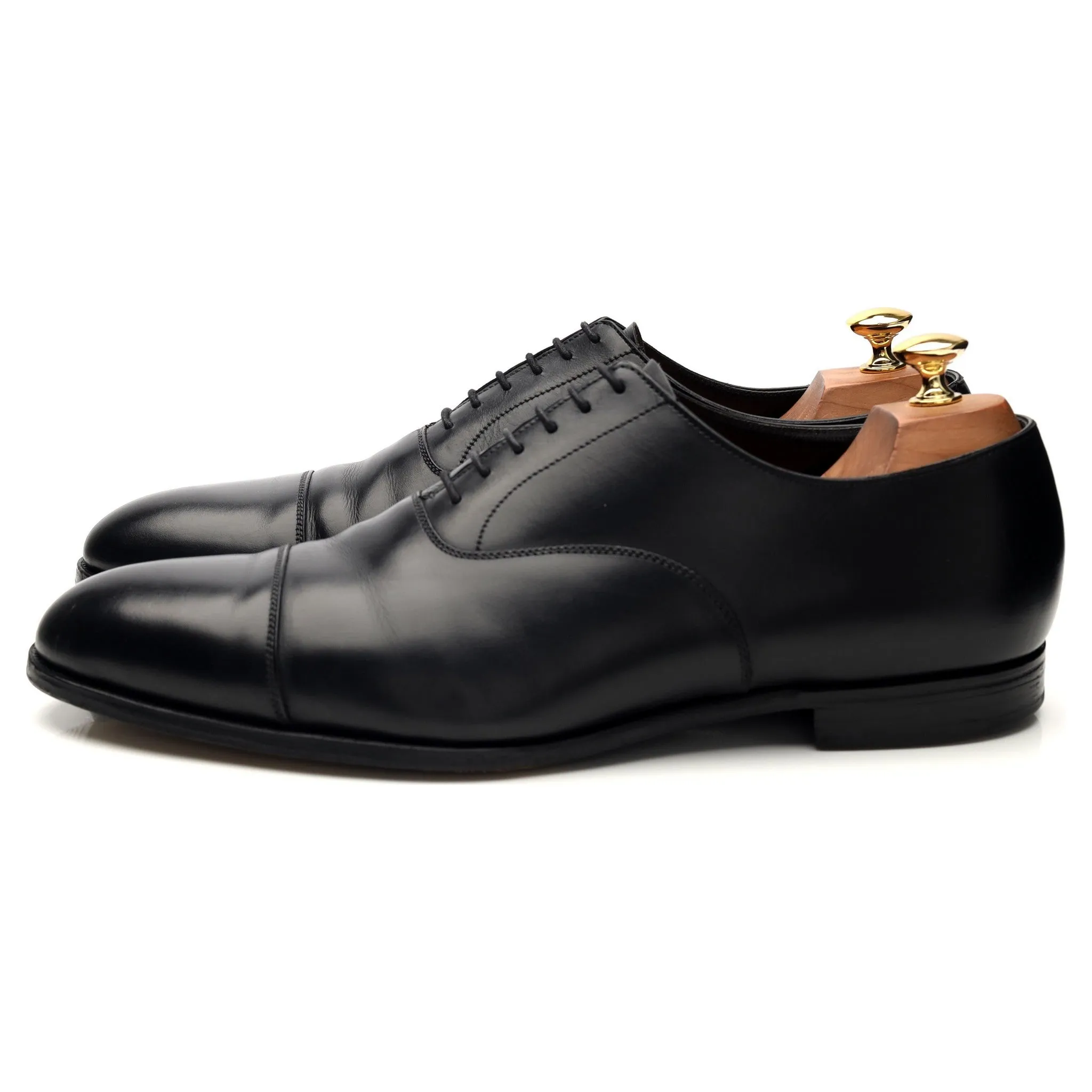 'Lonsdale' Black Leather Oxford UK 10.5 E