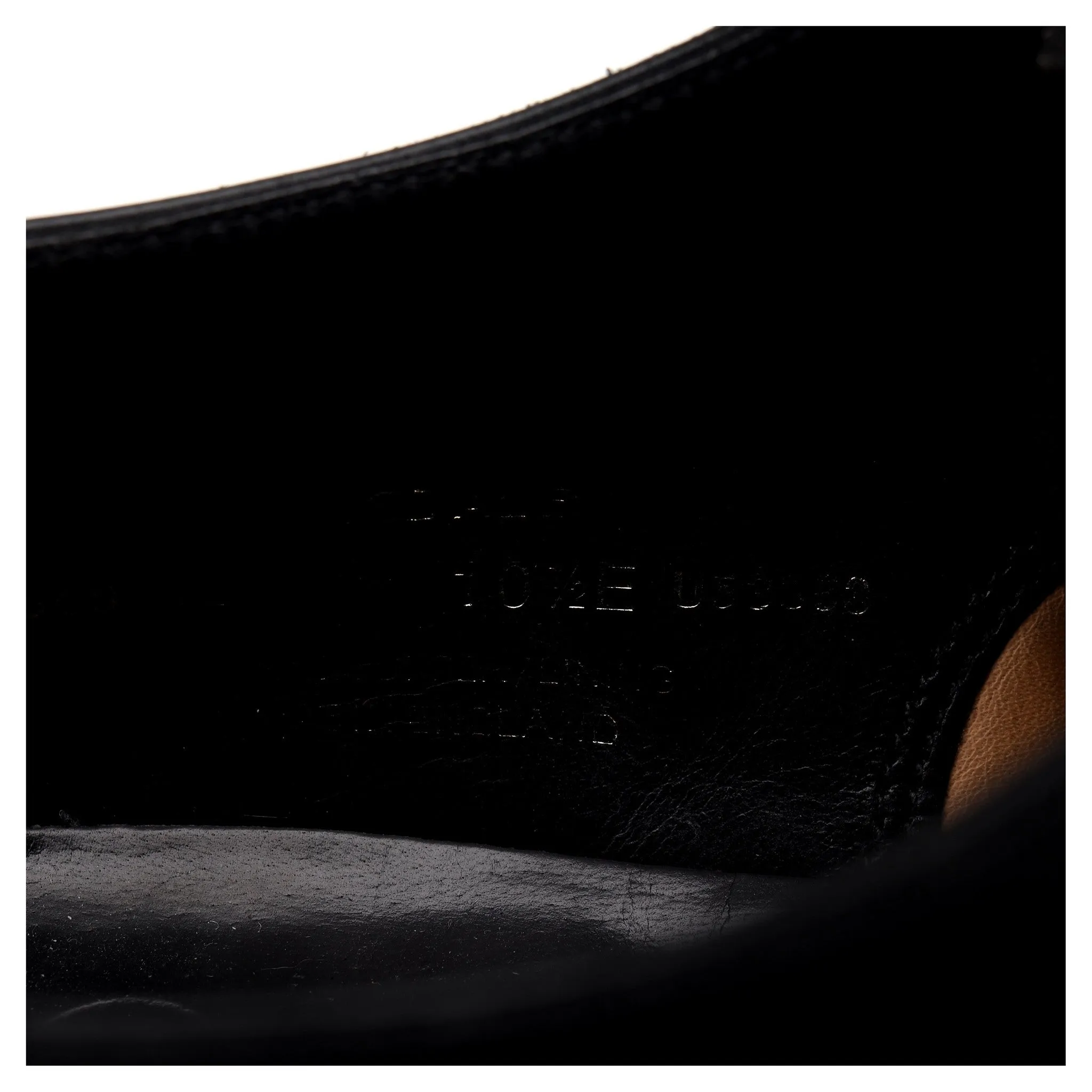 'Lonsdale' Black Leather Oxford UK 10.5 E