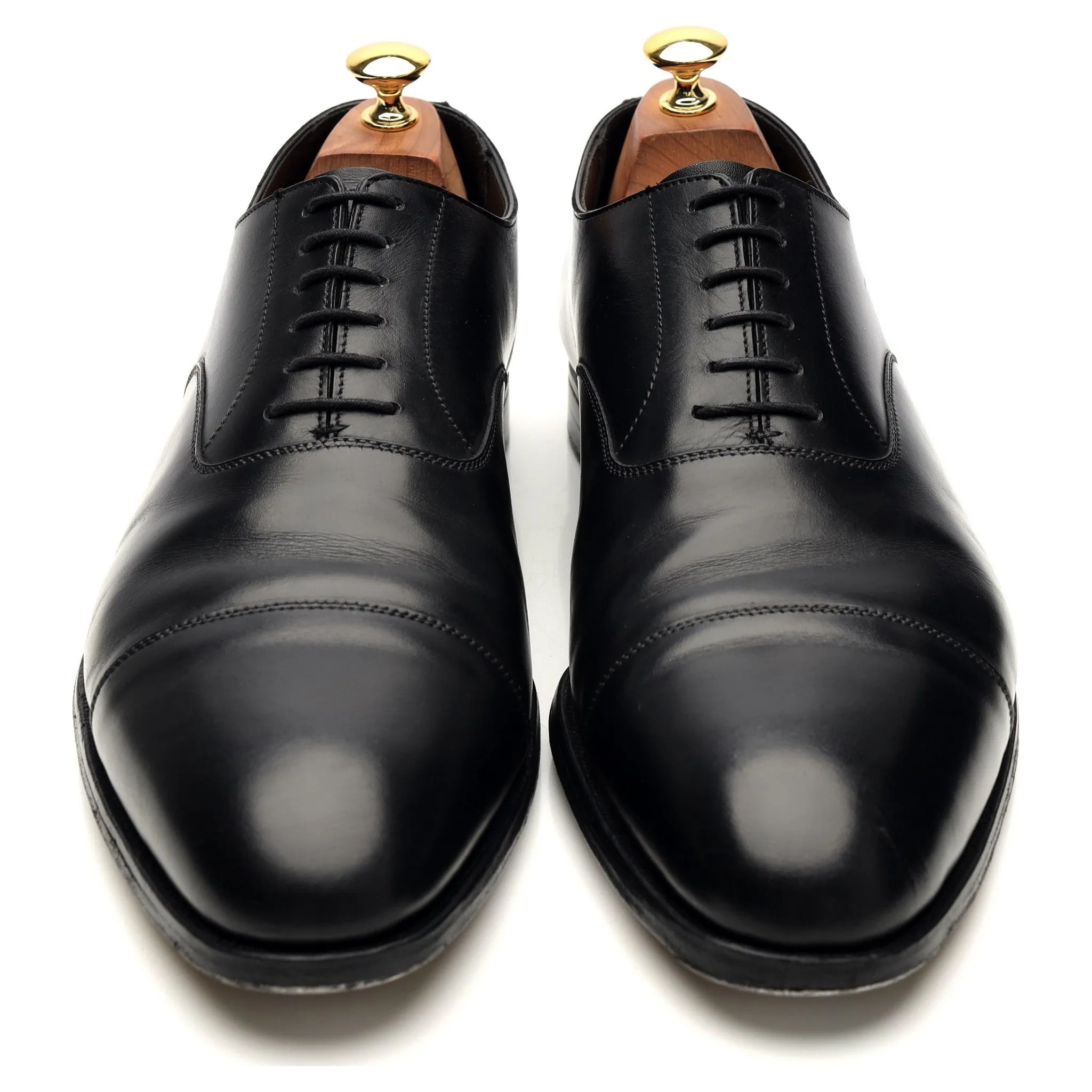 'Lonsdale' Black Leather Oxford UK 10.5 E
