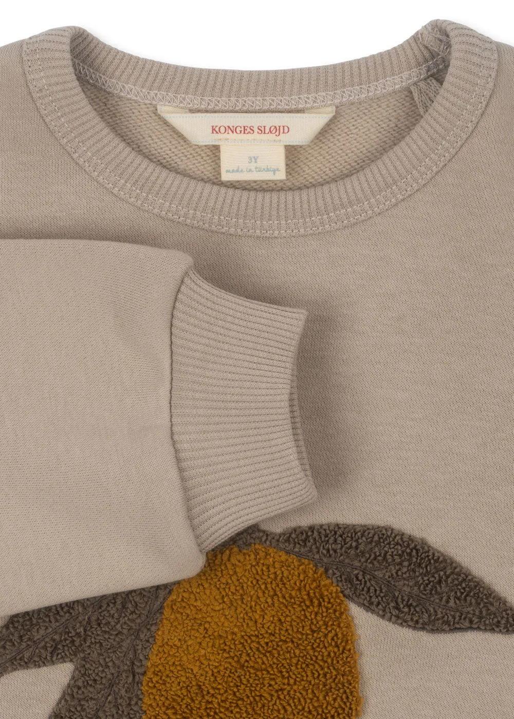 Lou Terry Sweat Shirt - Oxford Tan
