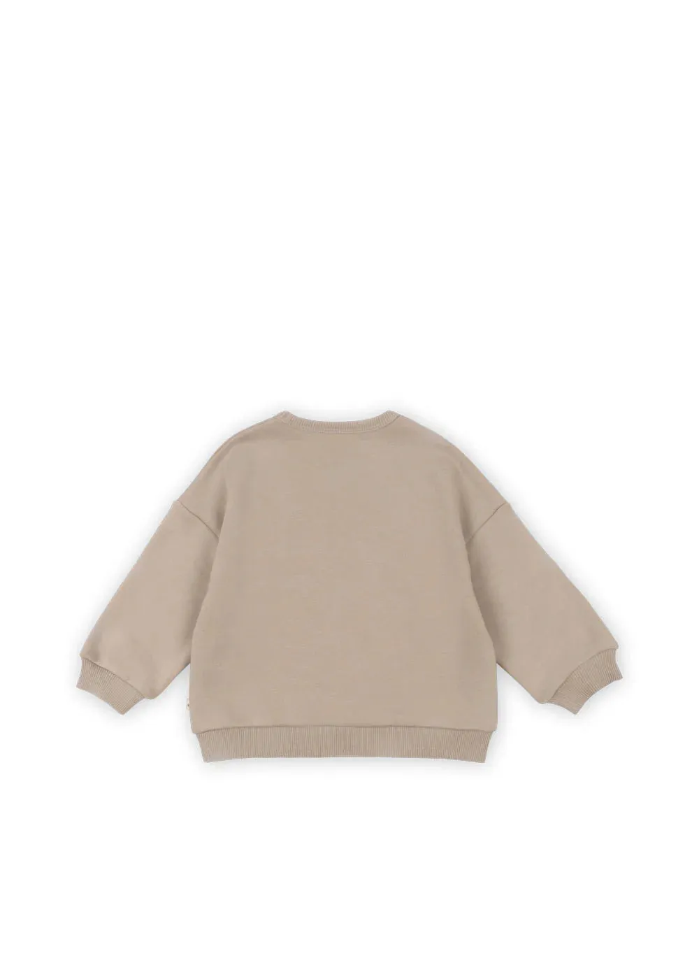 Lou Terry Sweat Shirt - Oxford Tan
