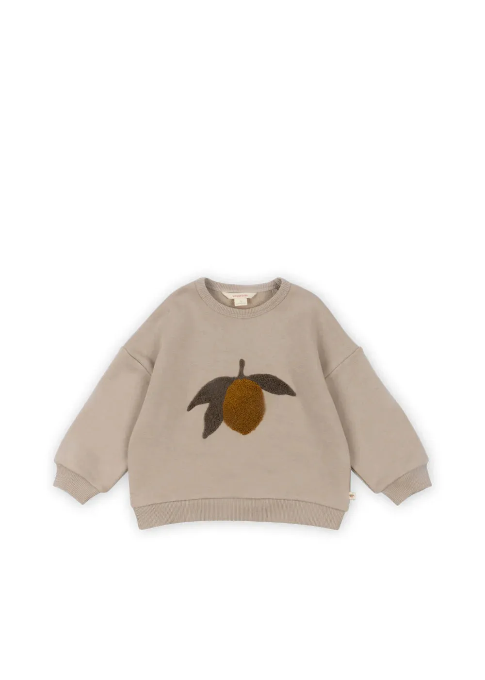 Lou Terry Sweat Shirt - Oxford Tan