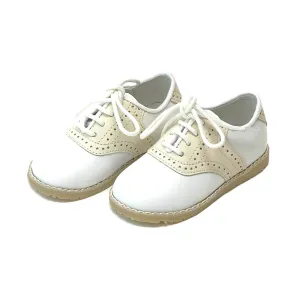 Luke Saddle Shoe - Beige Two Tone