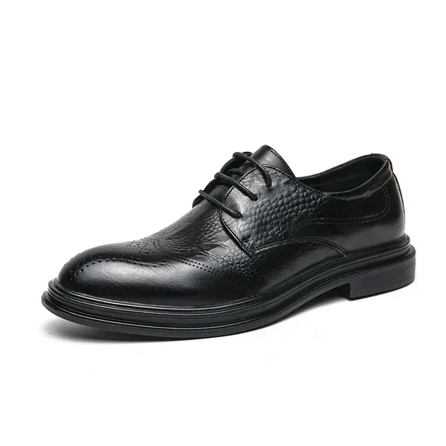 LuxeStep Herren Lederschuhe in Braun