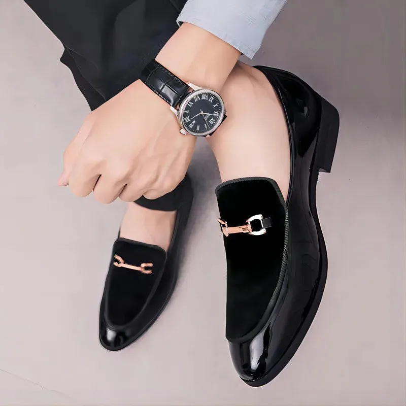 Luxusfuß Glanzlicht Slipper für Herren