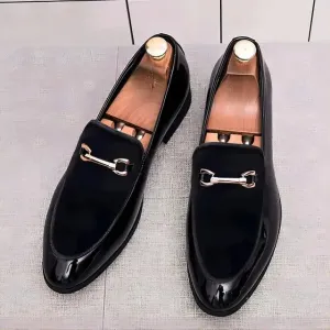Luxusfuß Glanzlicht Slipper für Herren