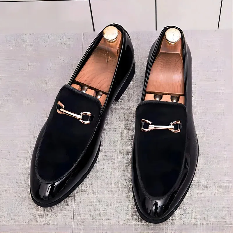 Luxusfuß Glanzlicht Slipper für Herren