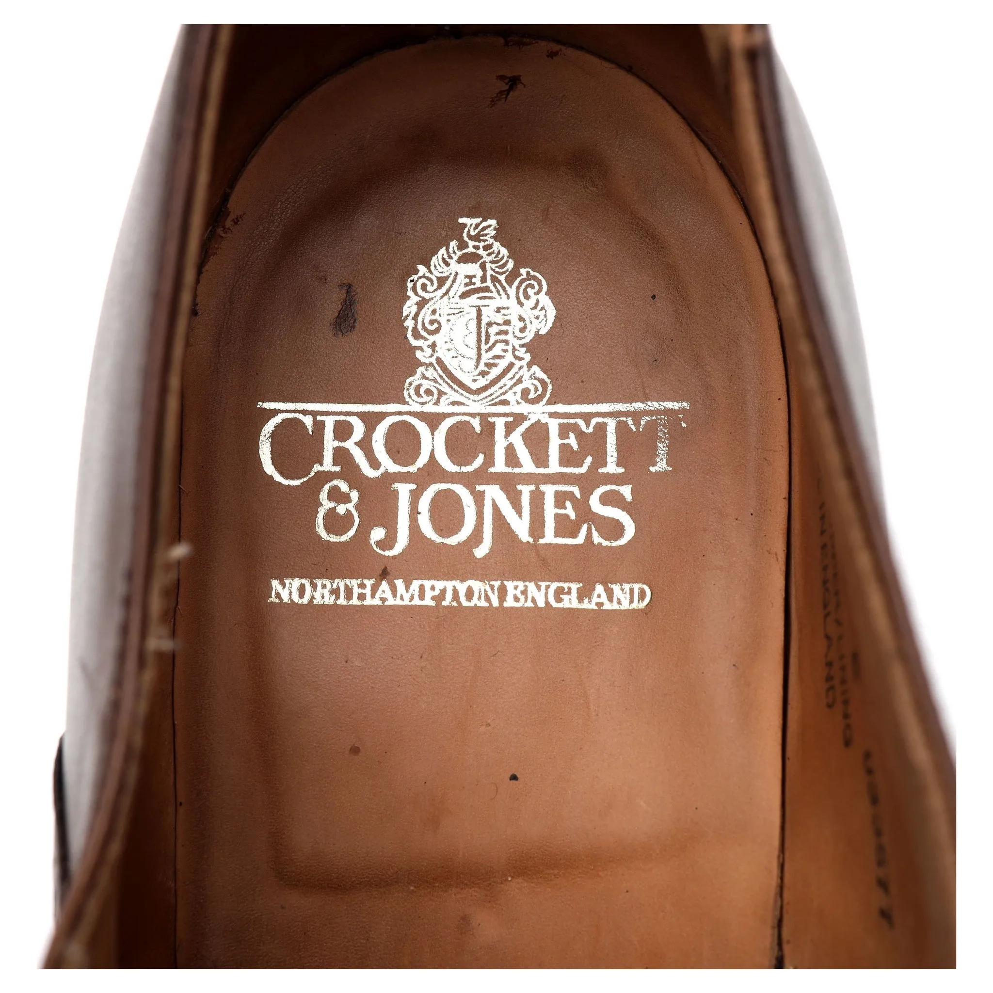 'Malton' Brown Leather Oxford Brogues UK 10 E