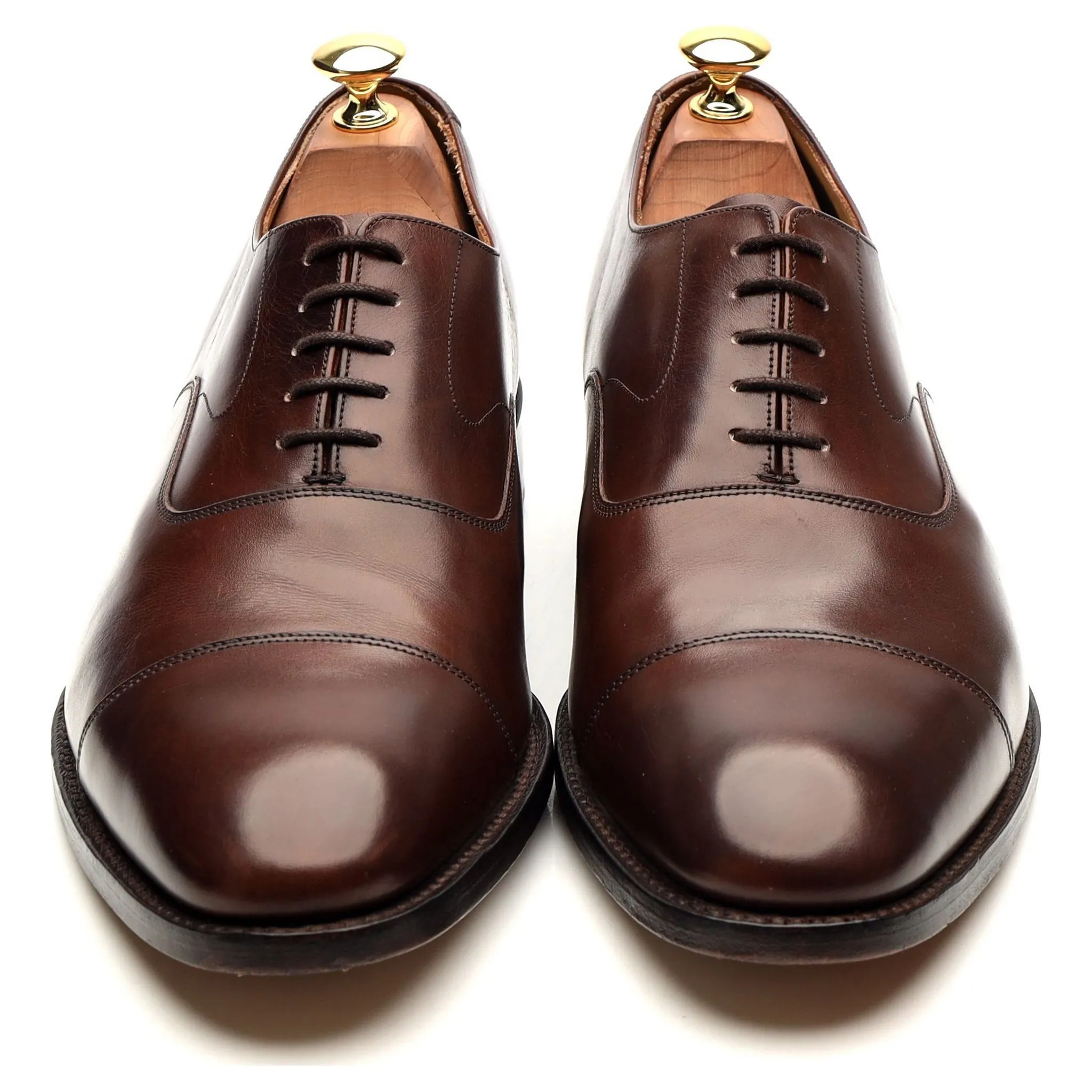 'Malvern' Dark Brown Leather Oxford UK 9 G