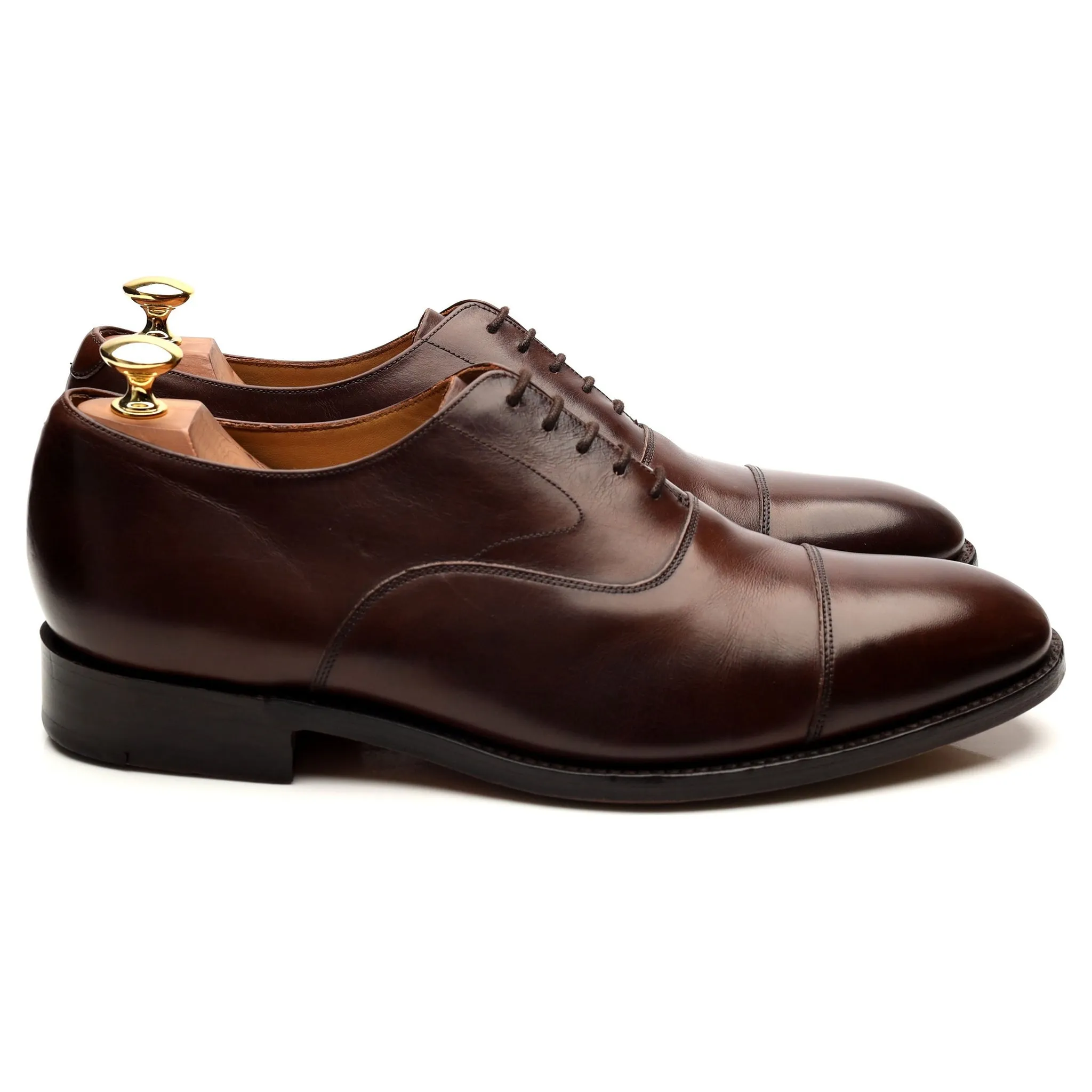 'Malvern' Dark Brown Leather Oxford UK 9 G