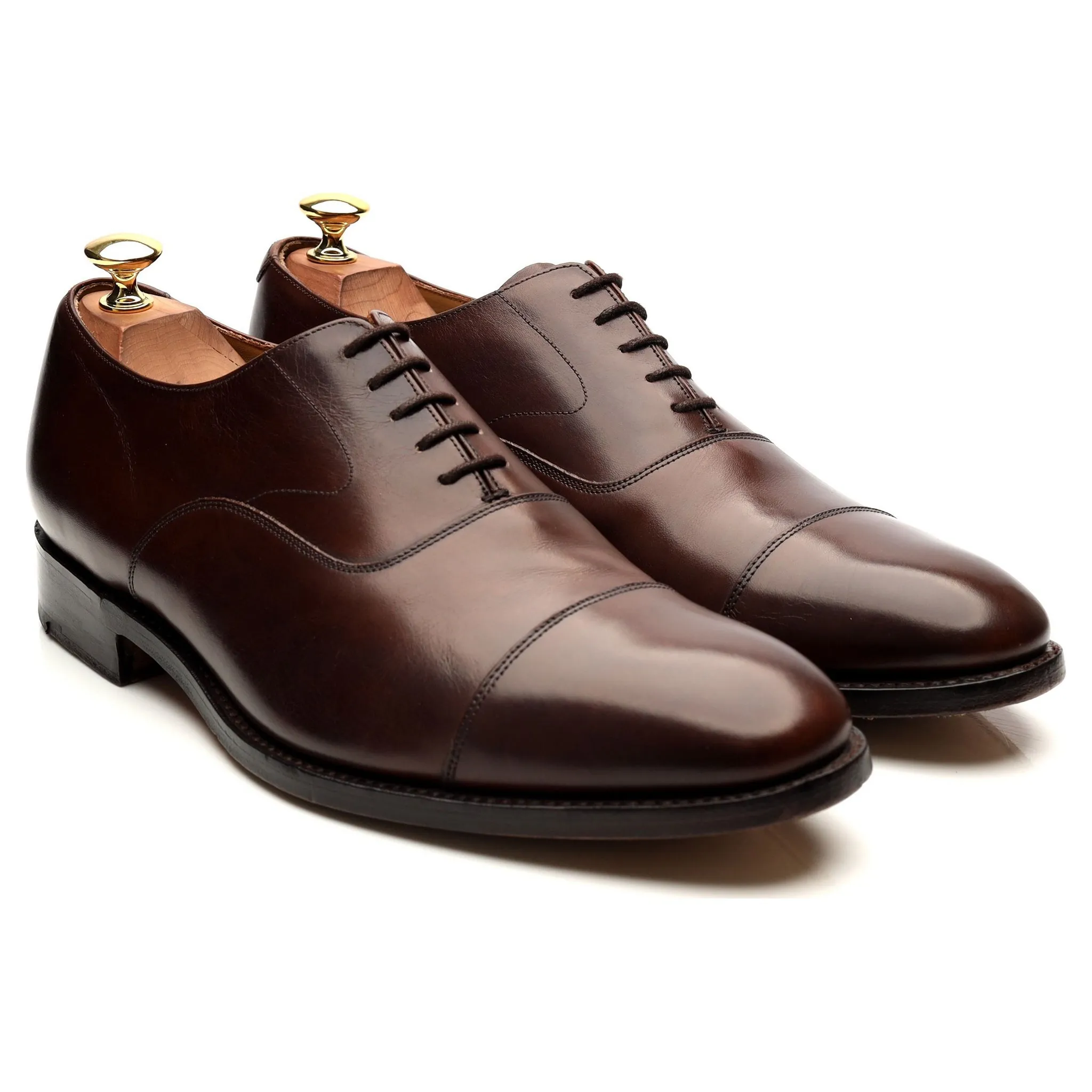'Malvern' Dark Brown Leather Oxford UK 9 G